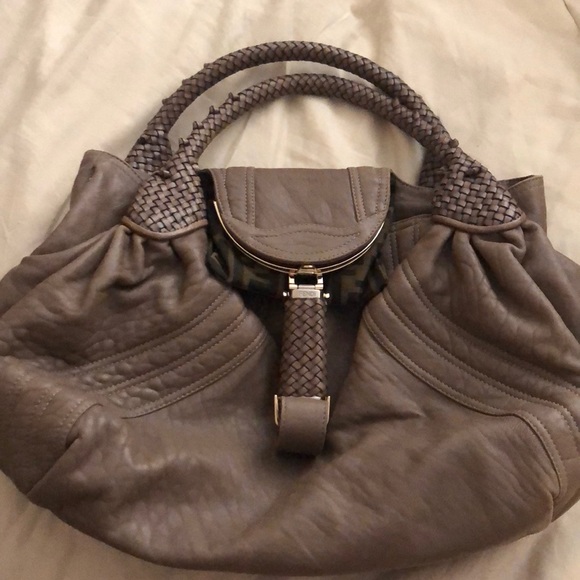 Fendi spy bag large nice cute must have hot pick leather limited color authentic - Picture 8 of 16